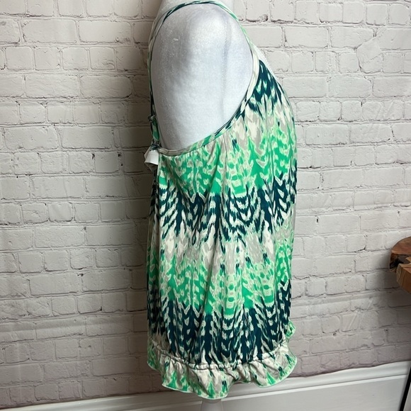 Athleta Crossback Blousy Printed Tankini Top - Picture 5 of 11